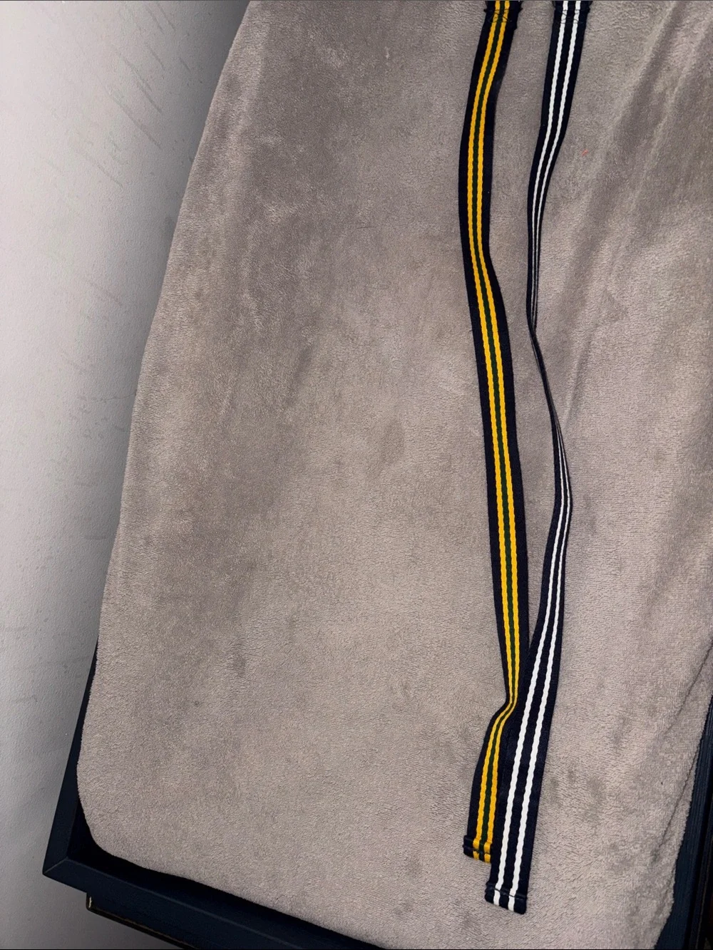 Polo by Ralph Lauren Kids Striped Web Belt in Black and Yellow